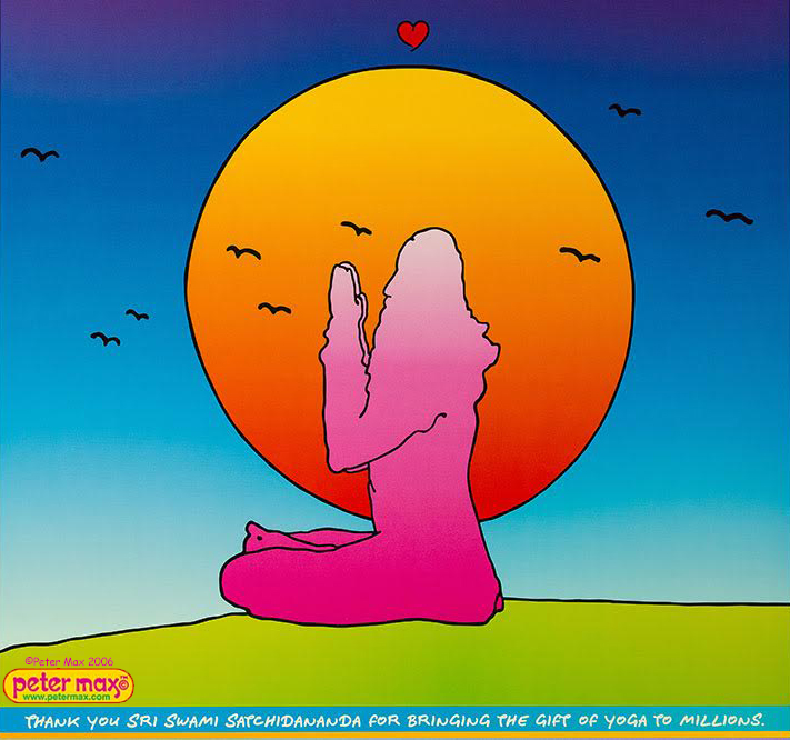 Swami Satchidananda - Peter Max Art